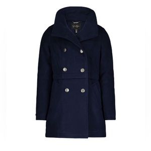 Jessica Simpson Big Girls Faux Wool Coat